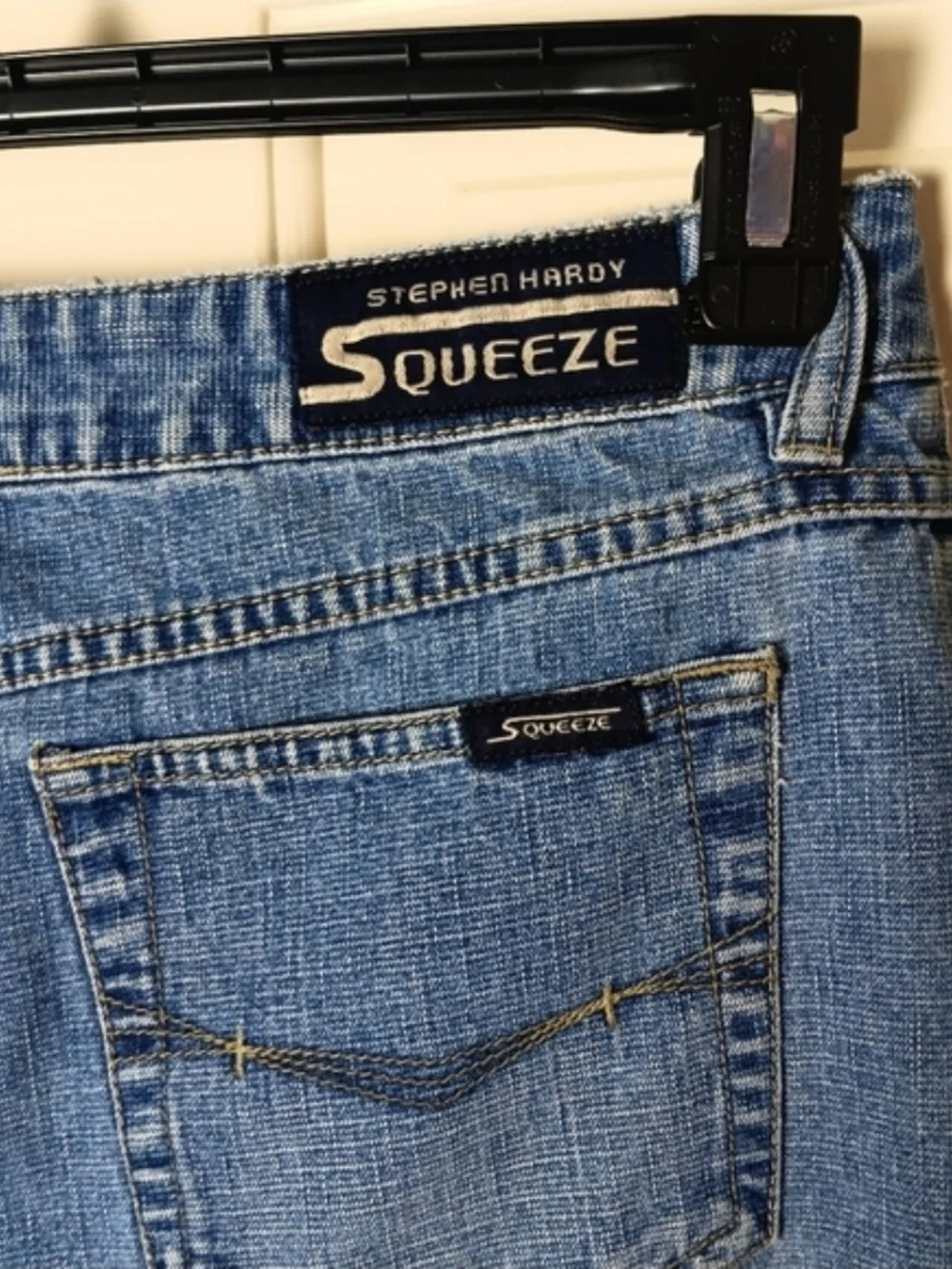 Squeeze By Stephen Hardy Teen Juniors Mini Denim Skirt Size 7/8
